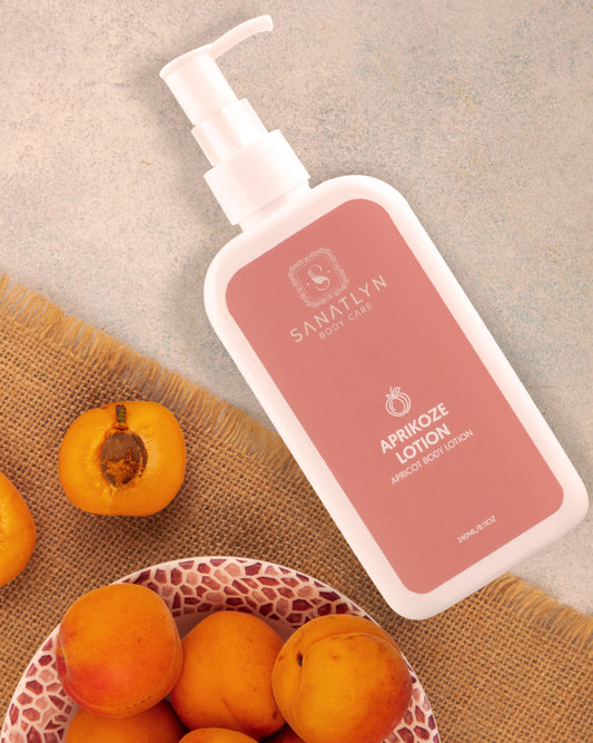 Lightweight, Non-Sticky Aprikoze Lotion Apricot Body Lotion
