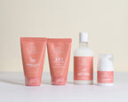Sanatlyn Self-Care Affair 4-in-1 combo pack: face cleanser, berries and vitamin C face wash, body wash, and all day cream